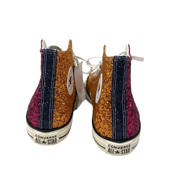 Converse Chuck Taylor High Synthetic Multi Women Sneakers Custom 173144C-PORWHT - Picture 5 of 11